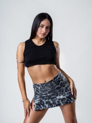 Falda Animal B&W