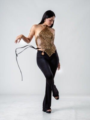Top Foxy Animal Print
