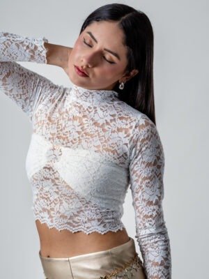 Top Lace White Lady