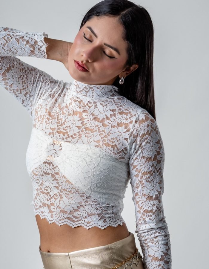 Top Lace White Lady